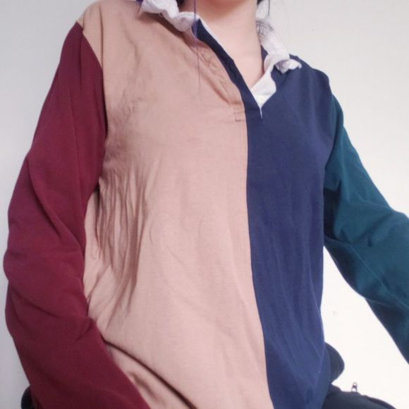 ✨2FOR15$✨Bluenotes Multicolor sweater - Picture 5 of 11